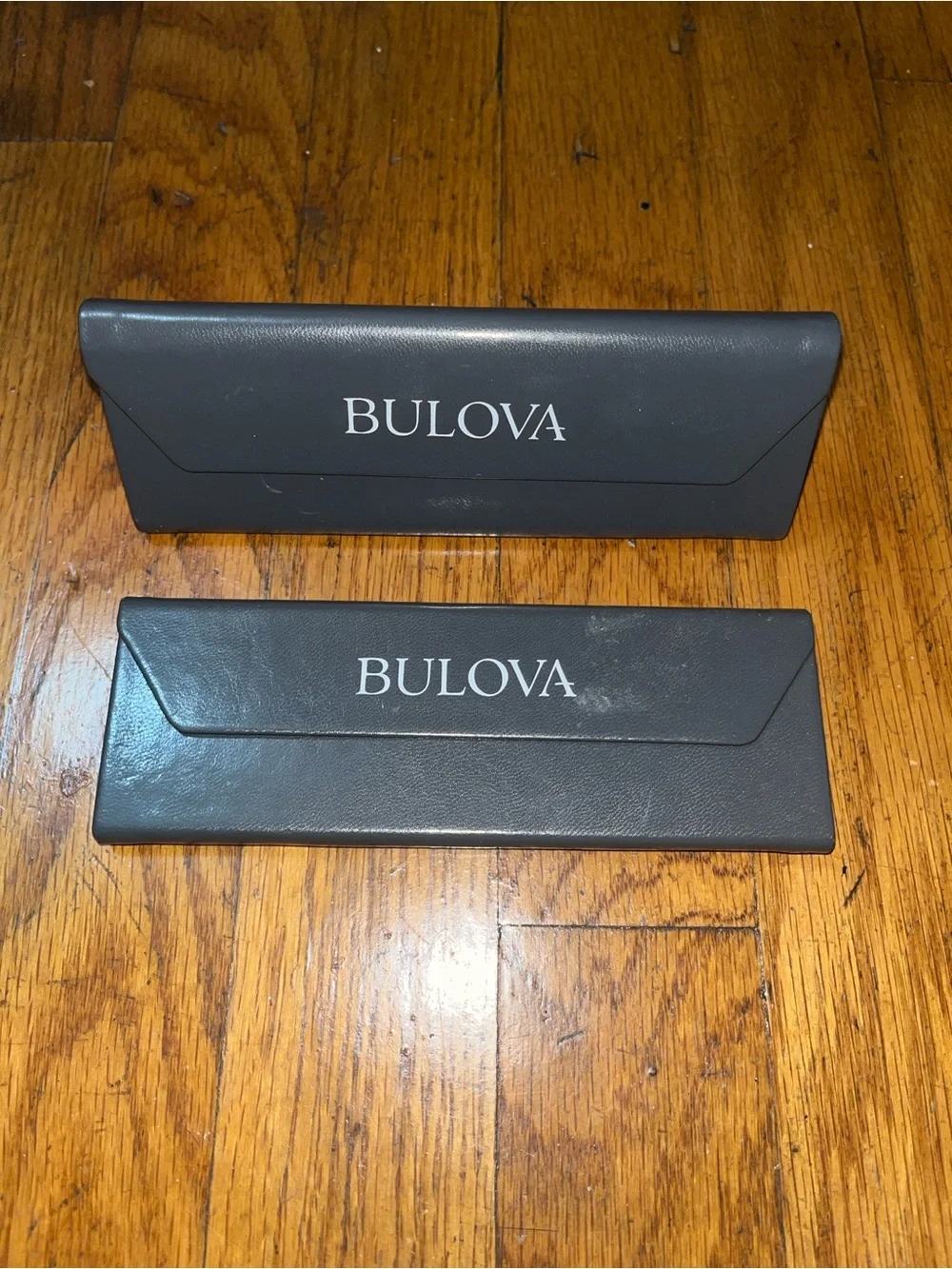 Bulova Set of Two Elegant Black Eyeglass Case
